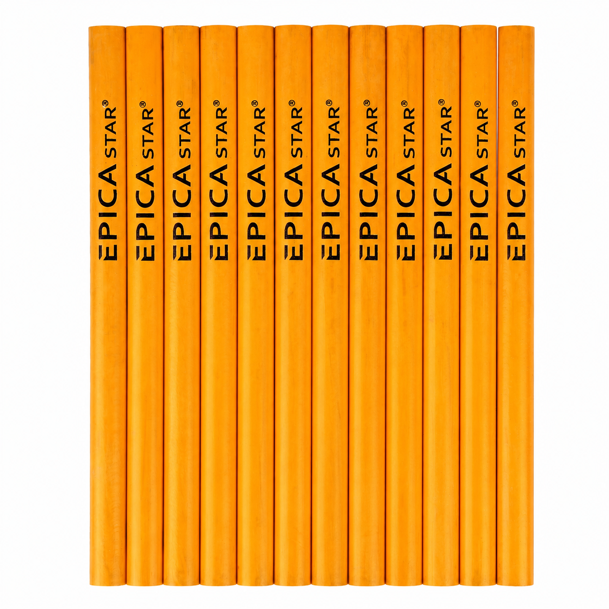 Epica - 12pcs Wood Working Pen, Carpenter Pencils (Code: 50247).