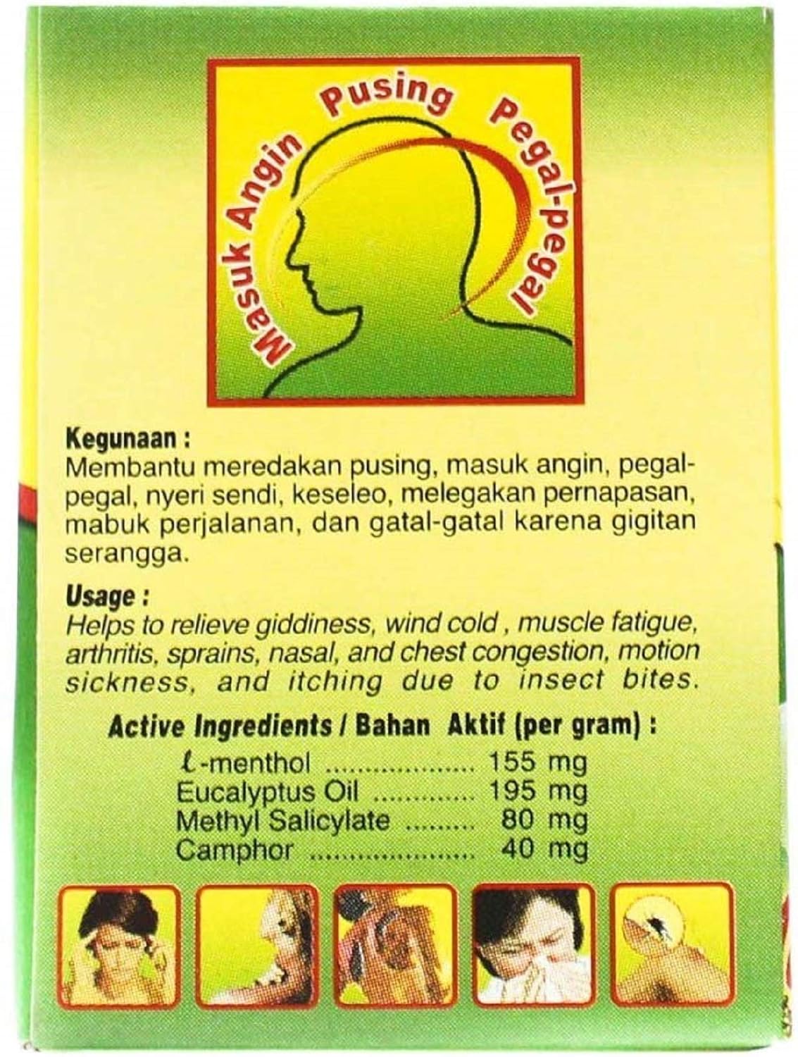 Eaglebrand Balsem Gosok Javi Green Balm 20 G Balm (20 g)