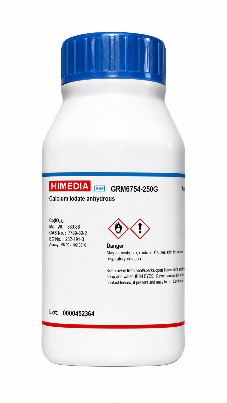 HiMedia - Calcium iodate anhydrous (GRM6754-250G).