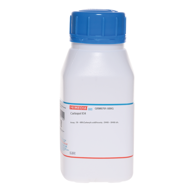 HiMedia Carbopol 934 500g - High-Quality Thickener for Cosmetic and Pharmaceutical Applications