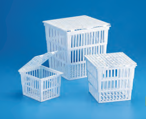 TARSONS - Test Tube Basket with Cover, PP (180010).