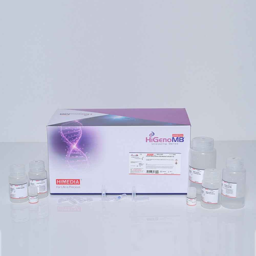 HiMedia - HiPurA® Blood Genomic DNA Miniprep Purification Kit (MB504-50PR).