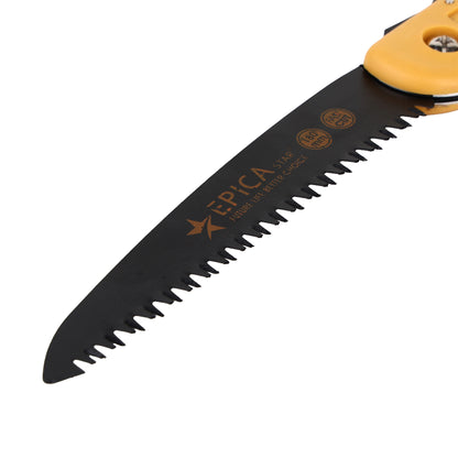 Folding Hand Pruning Saw 180mm Blade | Heavy-Duty Manual Folding Saw with Safety Lock | Sharp Triple-Cut Teeth | Portable Tree Branch Cutter for Gardening, Camping & Outdoor Use CE - 30373