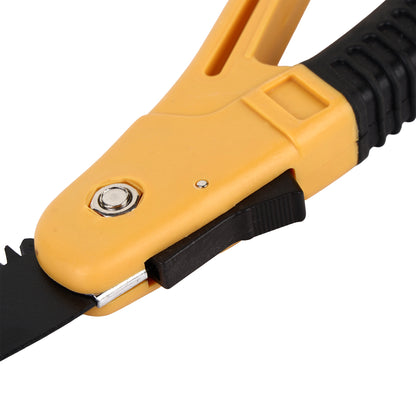 Folding Hand Pruning Saw 180mm Blade | Heavy-Duty Manual Folding Saw with Safety Lock | Sharp Triple-Cut Teeth | Portable Tree Branch Cutter for Gardening, Camping & Outdoor Use CE - 30373