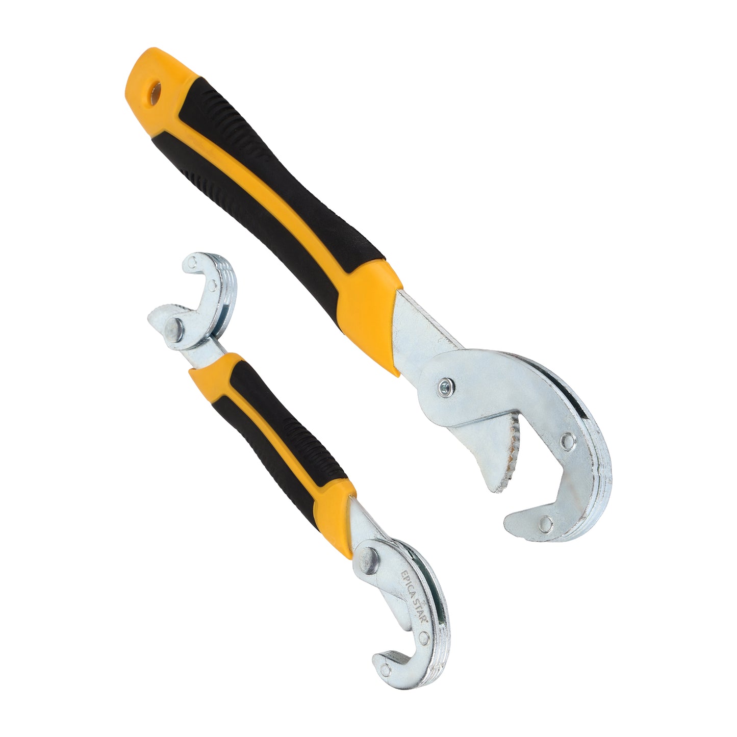 Universal Self-Adjusting Wrench Set (9-32mm & 23-45mm) | Multifunction Snap Grip Wrench | Heavy-Duty Chrome Vanadium Steel | Non-Slip Ergonomic Handle | Ideal for Plumbing, Automotive & Home Repairs
