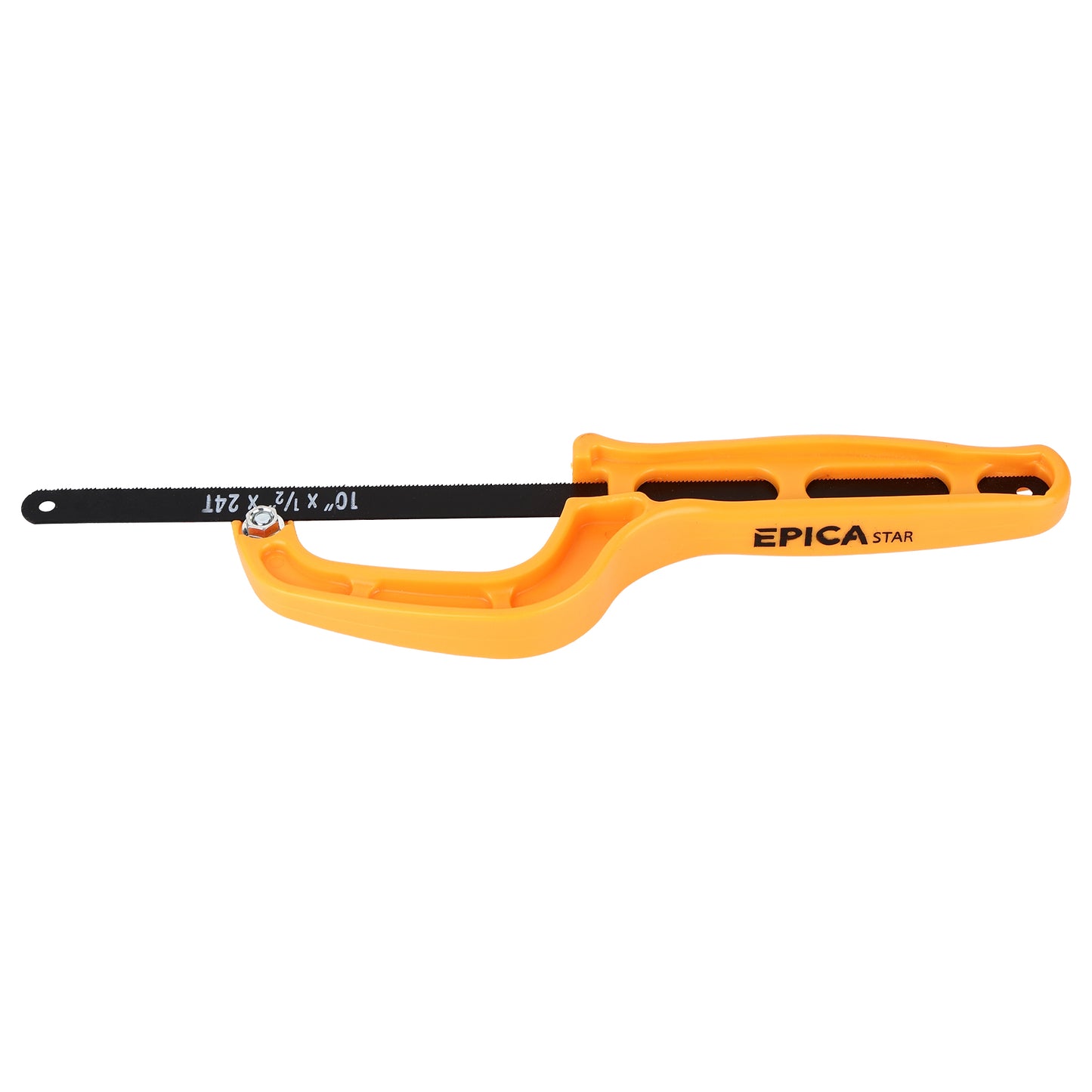 Mini Hacksaw Frame with Blade (CE-30389) | Heavy-Duty Hand Hacksaw for Metal, Plastic & PVC Cutting | Compact Lightweight Frame | Ergonomic Grip for DIY & Professional Use
