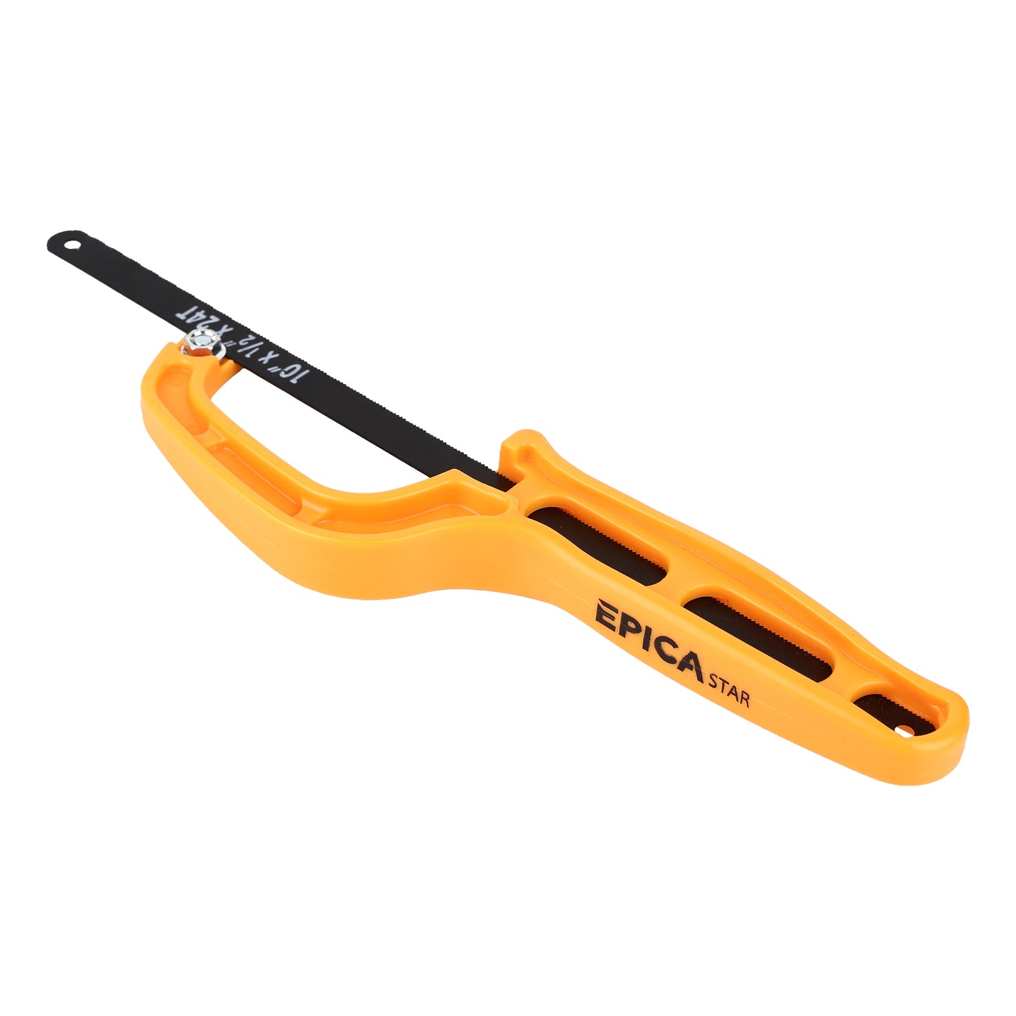 Mini Hacksaw Frame with Blade (CE-30389) | Heavy-Duty Hand Hacksaw for Metal, Plastic & PVC Cutting | Compact Lightweight Frame | Ergonomic Grip for DIY & Professional Use
