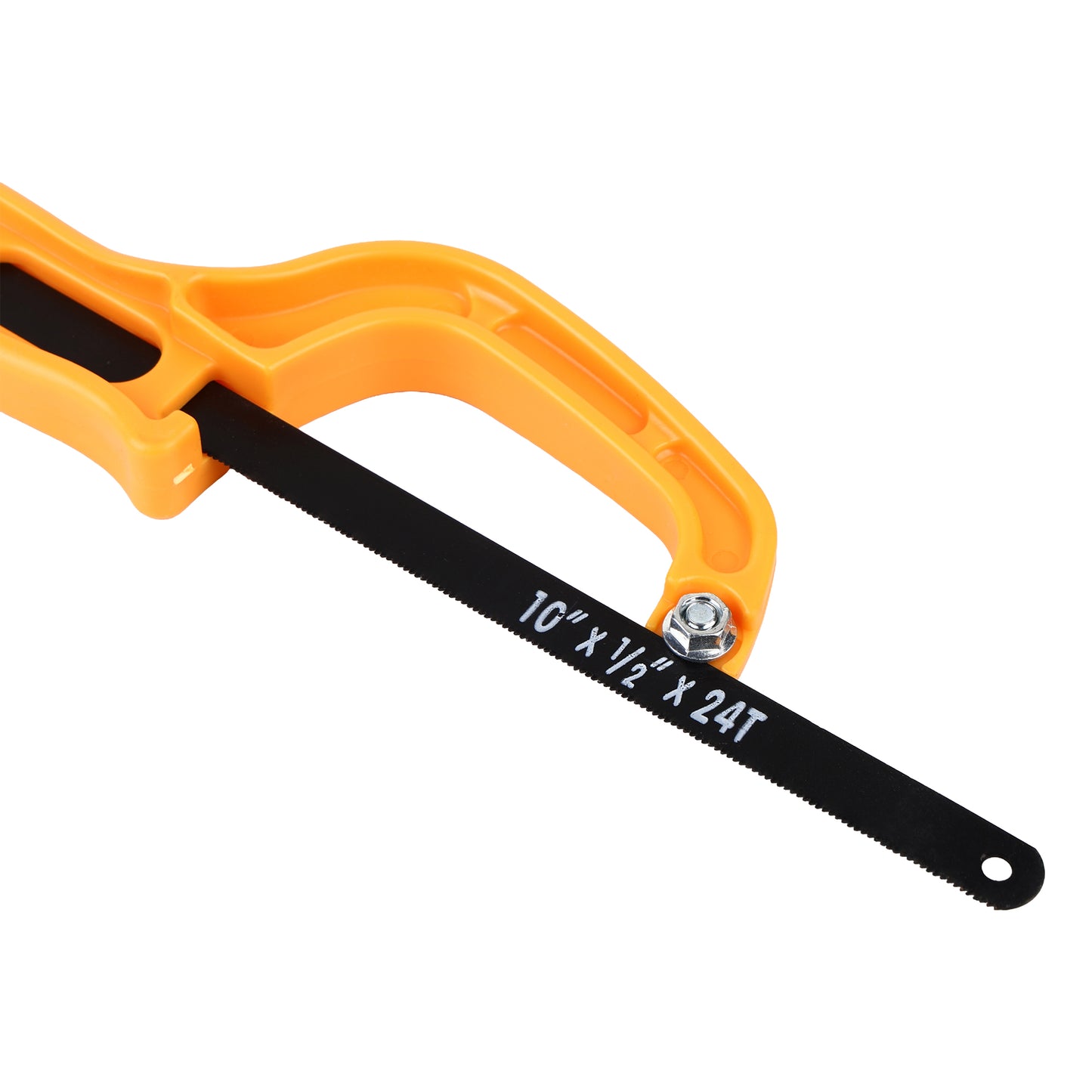 Mini Hacksaw Frame with Blade (CE-30389) | Heavy-Duty Hand Hacksaw for Metal, Plastic & PVC Cutting | Compact Lightweight Frame | Ergonomic Grip for DIY & Professional Use