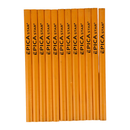 Epica - 12pcs Wood Working Pen, Carpenter Pencils (Code: 50247).