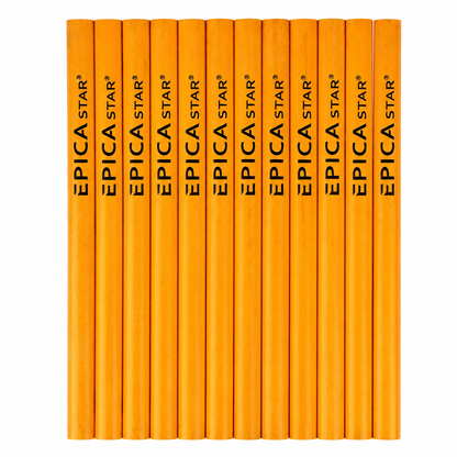 Epica - 12pcs Wood Working Pen, Carpenter Pencils (Code: 50247).