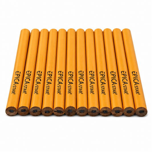 Epica - 12pcs Wood Working Pen, Carpenter Pencils (Code: 50247).