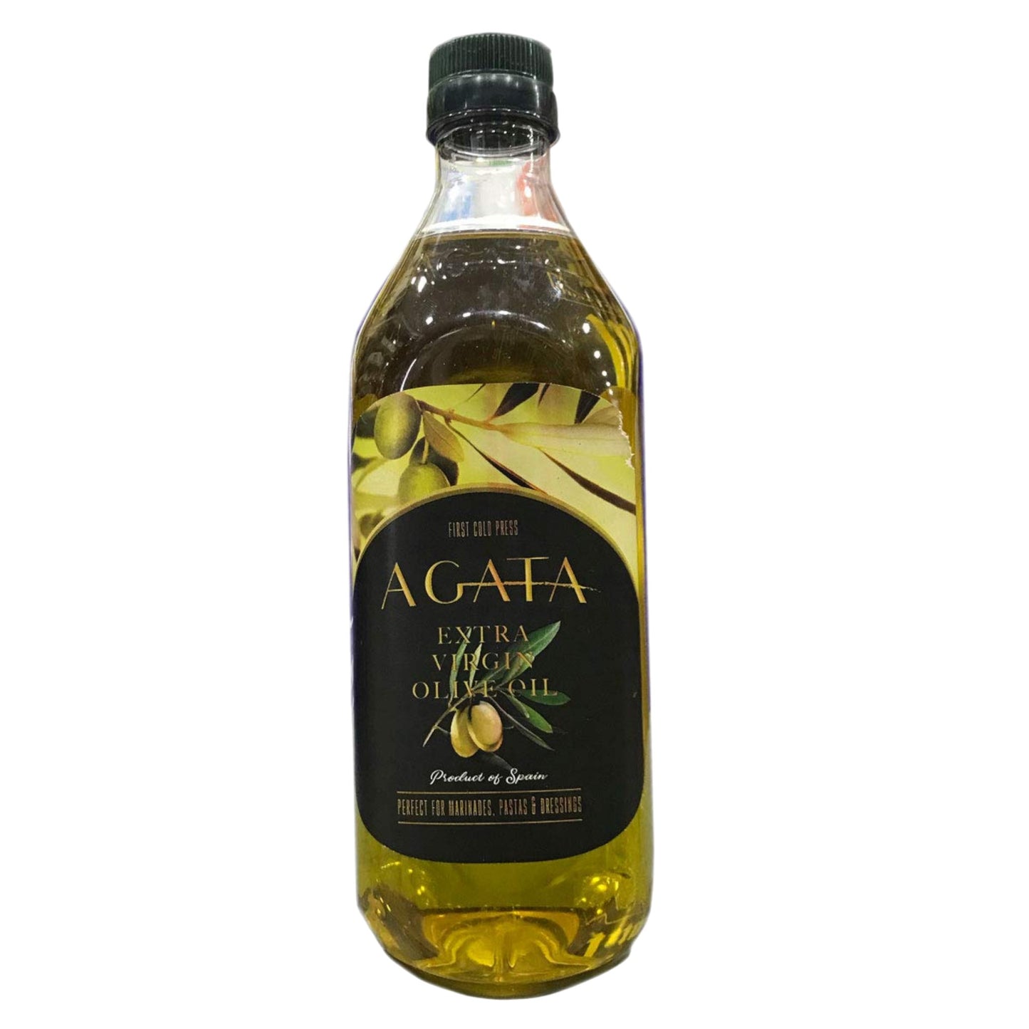 Agata Extra Virgin Olive Oil Perfect for Marinades, Pasta, & Dressing, 1 Litre(916 g)