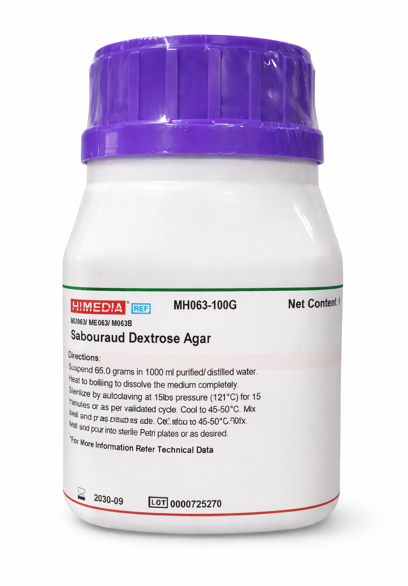 HiMedia Sabouraud Dextrose Agar MH063 for Fungal Culture and Isolation