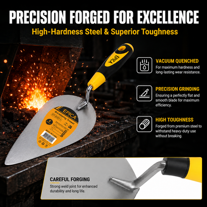 EPICA - Trowel Bricklaying Knife – Durable Tool for Masonry, Brickwork, and Construction Projects.