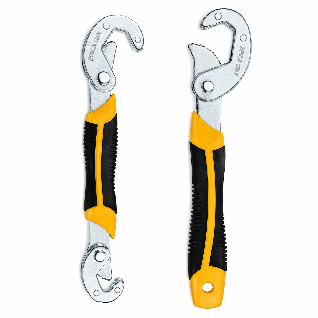 Universal Self-Adjusting Wrench Set (9-32mm & 23-45mm) | Multifunction Snap Grip Wrench | Heavy-Duty Chrome Vanadium Steel | Non-Slip Ergonomic Handle | Ideal for Plumbing, Automotive & Home Repairs
