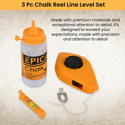 Chalk Reel Line - Layout Set - 50' - 15'/50m - EP-30145.