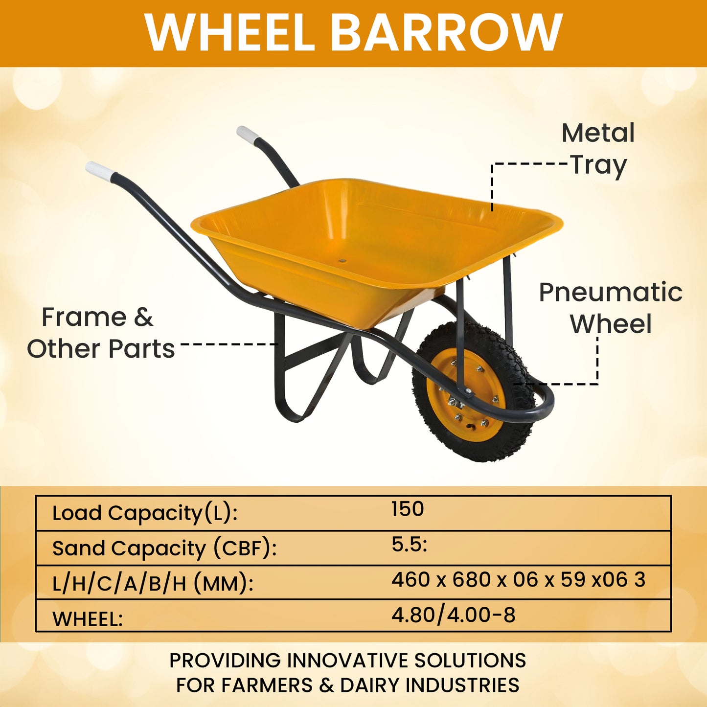 Heavy Duty Wheelbarrow