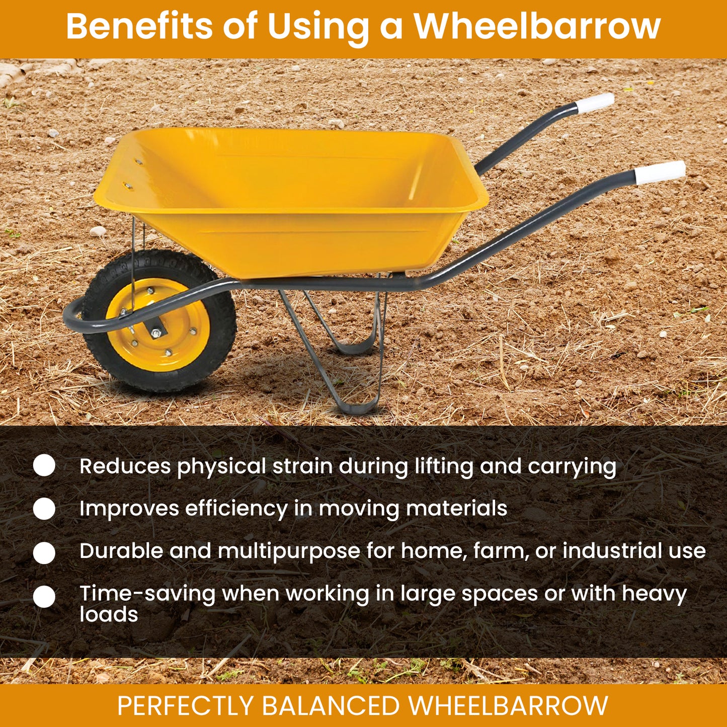Heavy Duty Wheelbarrow
