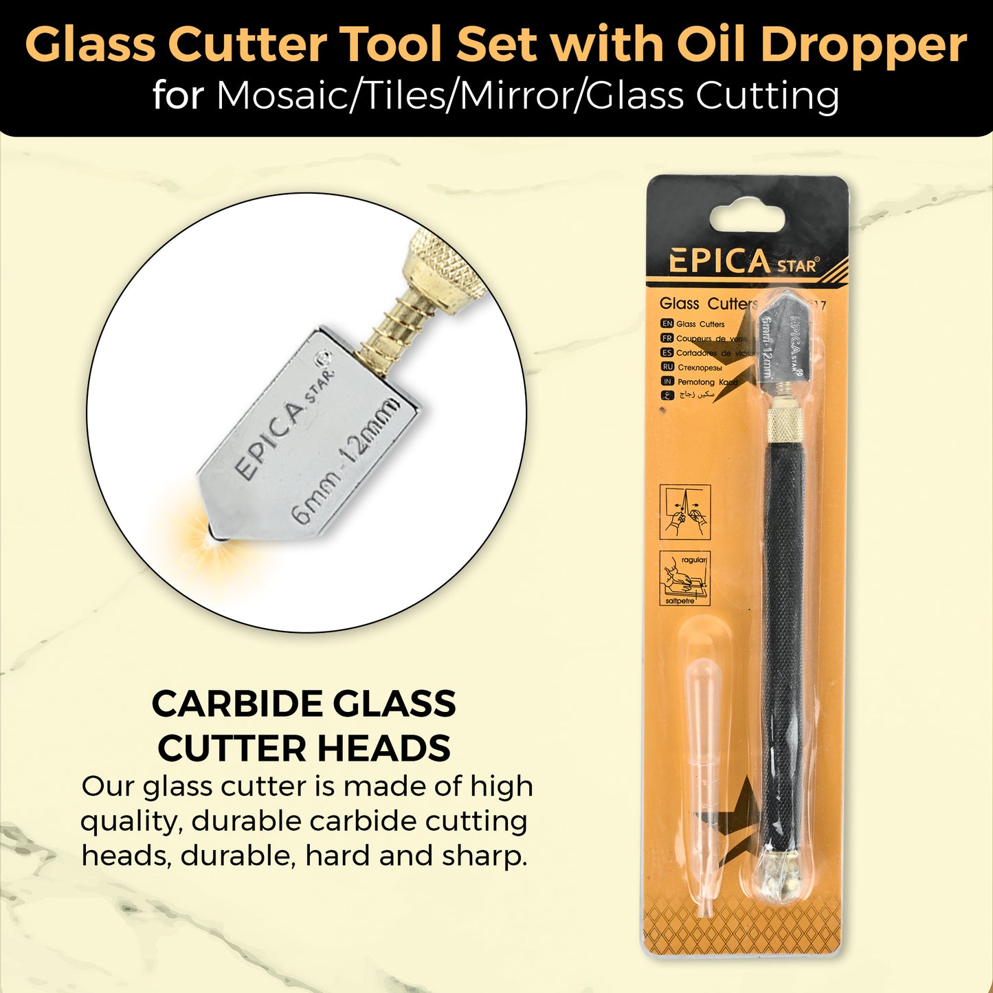 Glass Cutter 6mm-12mm