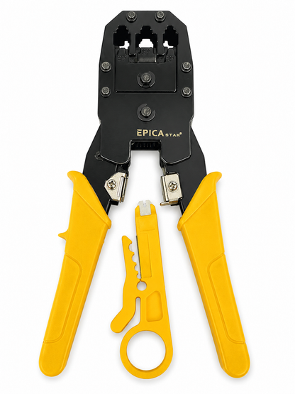 Network Pliers – Professional RJ45/RJ11 Crimping Tool for Ethernet & Telephone Cables