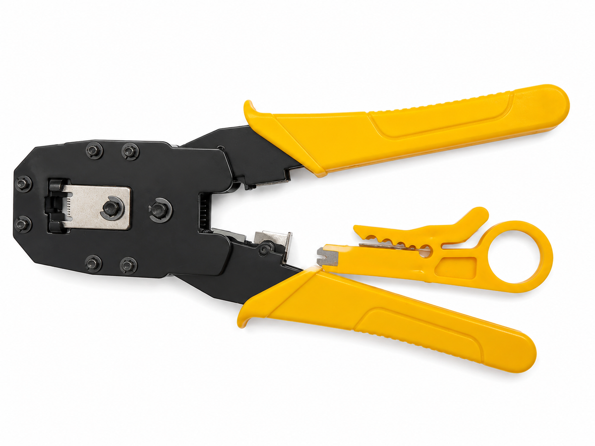 Network Pliers – Professional RJ45/RJ11 Crimping Tool for Ethernet & Telephone Cables