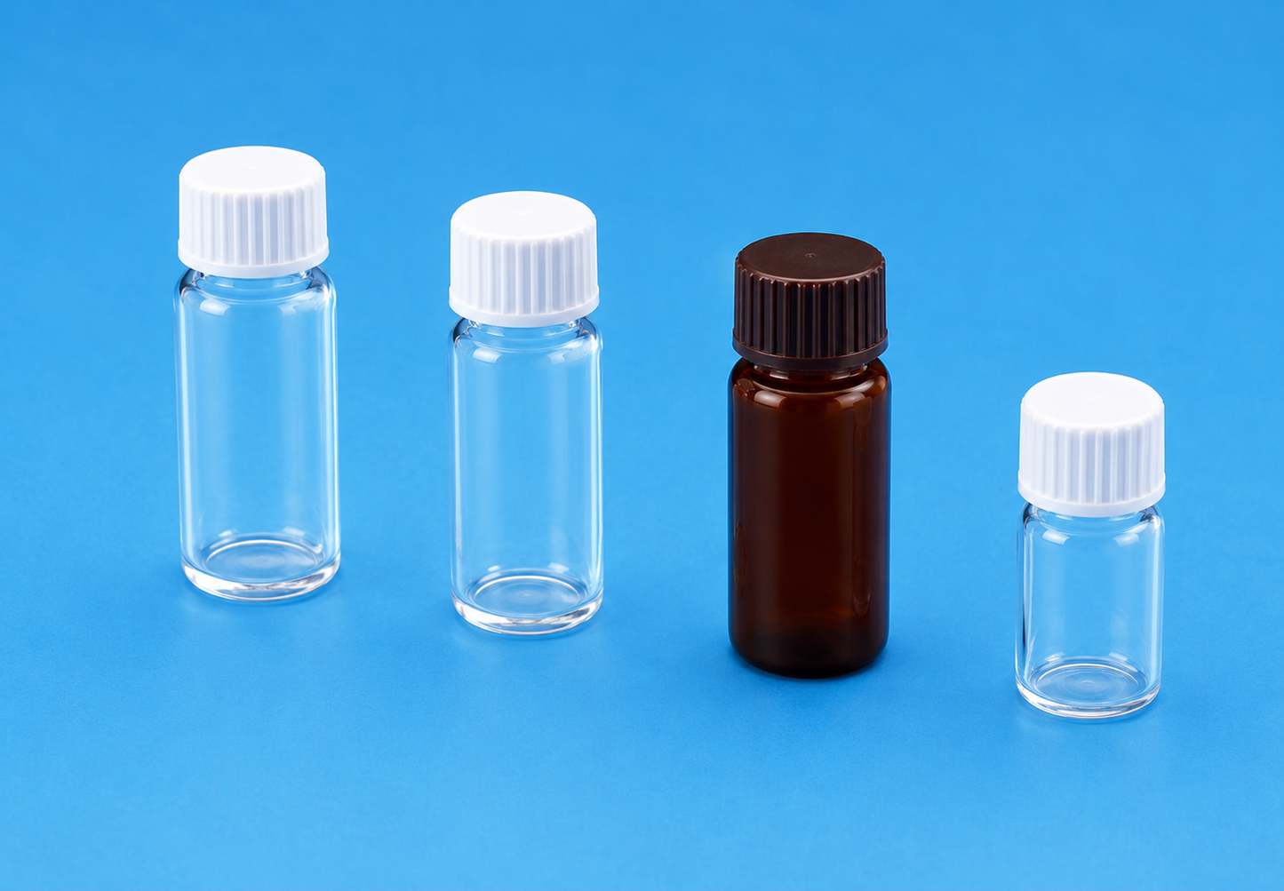 TARSONS - Sterile Round Diagnostic Bottle, PETG with white HDPE closure (581701A).