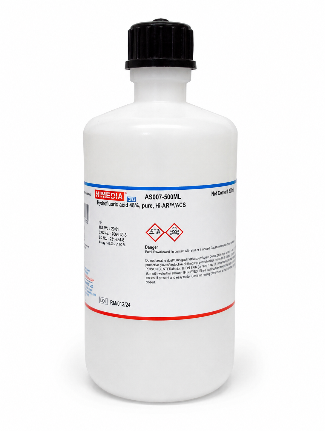 HiMedia - Hydrofluoric acid 48%, pure, Hi-AR™/ACS (AS007-500ML).