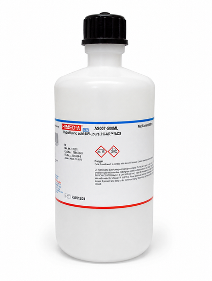 HiMedia - Hydrofluoric acid 48%, pure, Hi-AR™/ACS (AS007-500ML).