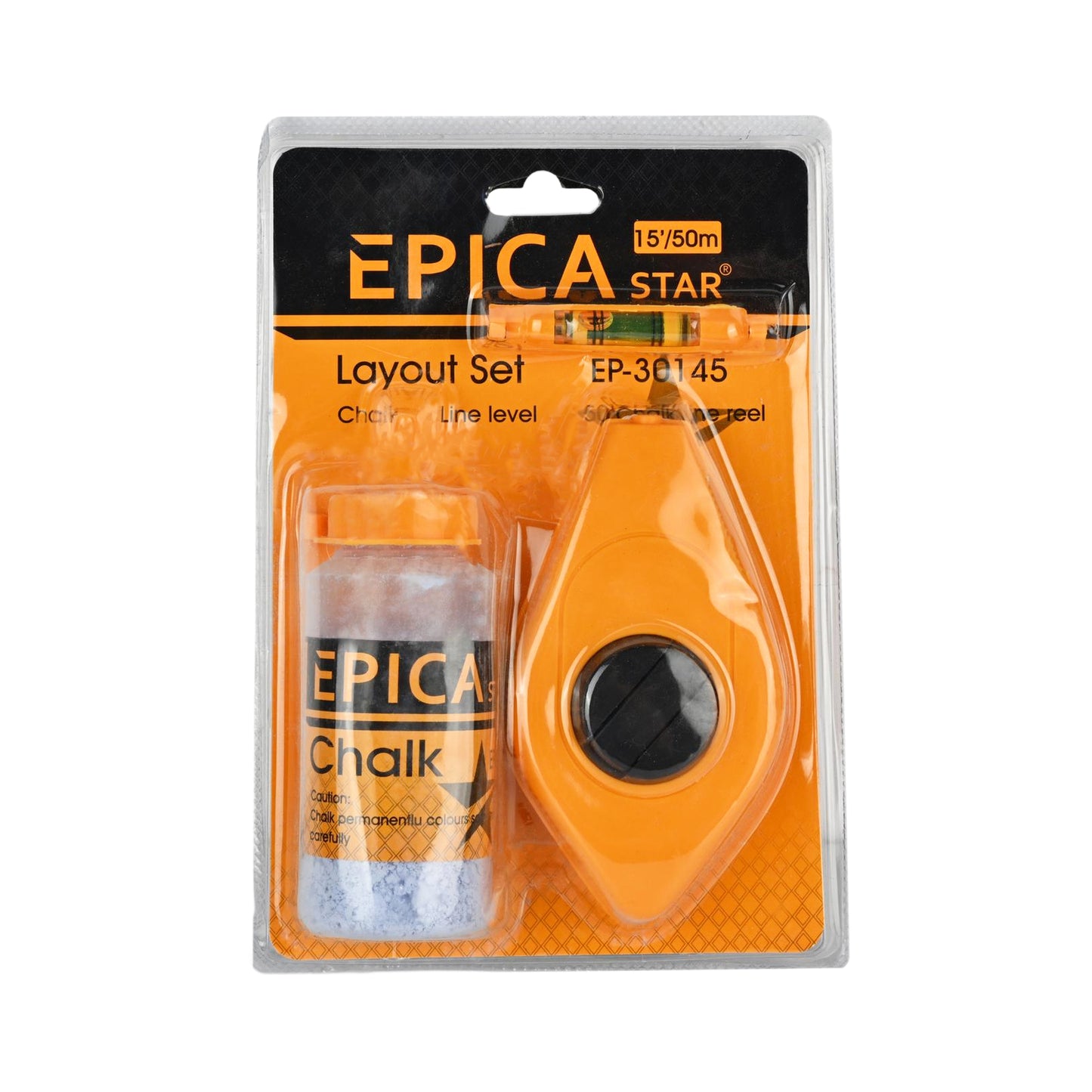 Chalk Reel Line - Layout Set - 50' - 15'/50m - EP-30145.