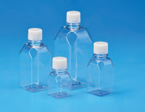 TARSONS - Sterile Media Bottle, PETG with White HDPE/TPE Septum closure, Tray Pack (581421).