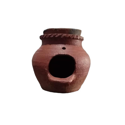 Natural Clay Bird Nest, Temperature Regulating Bird Cage Breeding Nest Outdoor Hanging Bird House for Budgies, Love Birds, Sparrows, Parakeets nest.