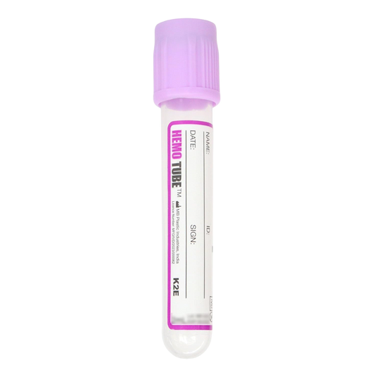 HEMO tube - Non Vacuum Blood Collection Tube (K2 EDTA) (Qty-100)