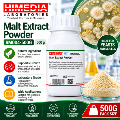 HiMedia Malt Extract Powder RM004 500G - Premium Quality for Brewing and Baking