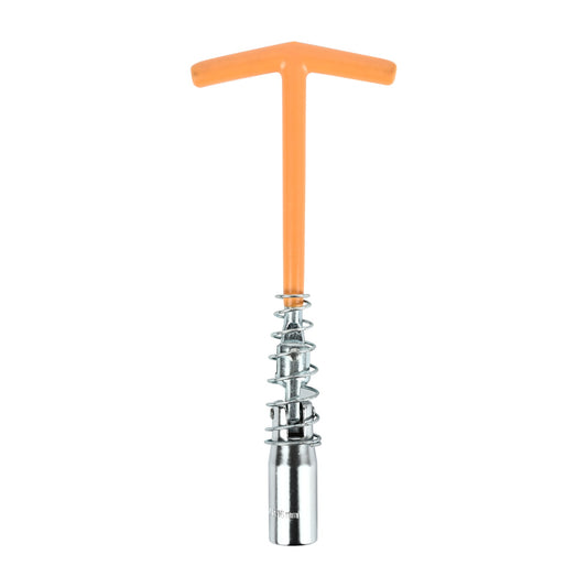 16mm T-Handle Spark Plug Hex Socket Wrench Â– Essential Tool for Automotive and Small Engine Maintenance