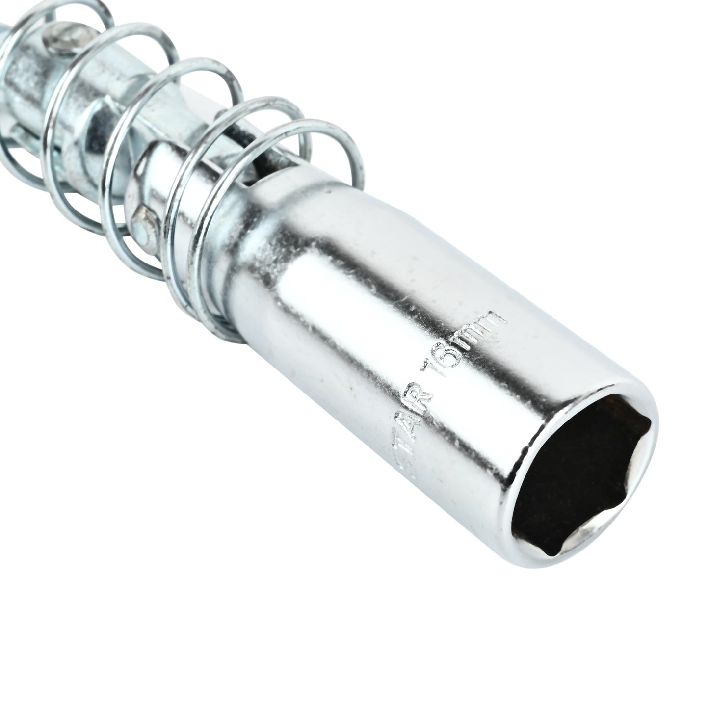 16mm T-Handle Spark Plug Hex Socket Wrench Â– Essential Tool for Automotive and Small Engine Maintenance