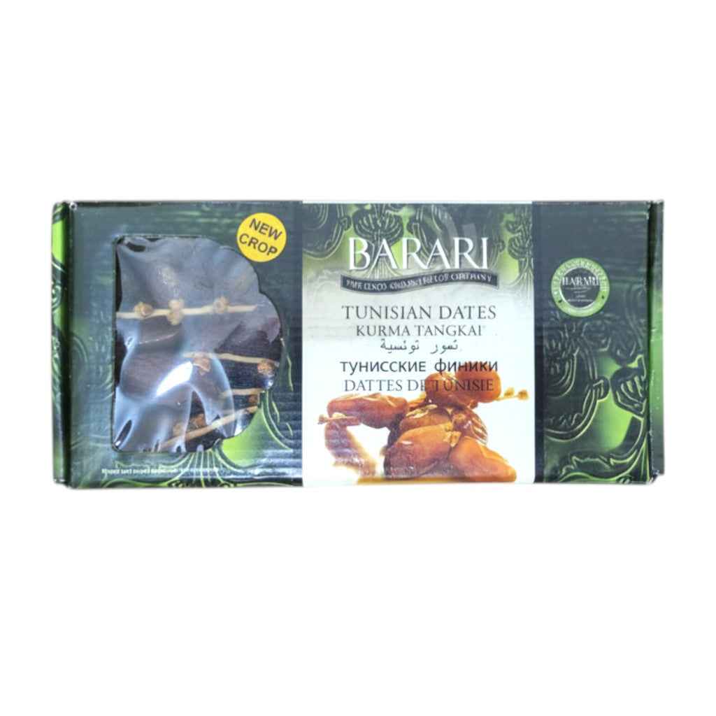 Barari Tunisian Deglet Nour Dates 500g – Premium Branched Dates (Kurma Tangkai) | Naturally Sweet Imported Tunisian Dates