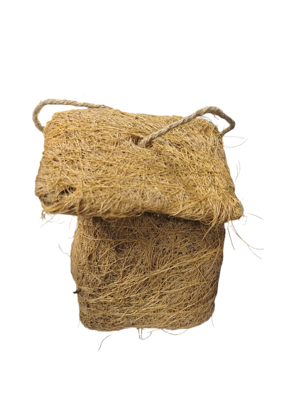 Handcrafted Natural Coconut Fiber Hanging Bird Nest House | Eco-Friendly Bird Shelter for Sparrows, Finches & Small Birds | Weather-Resistant Outdoor Bird Home for Garden, Balcony, Terrace & Backyard