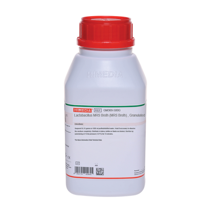HiMedia - Lactobacillus MRS Broth, Granulated (MRS Broth, Granulated) (GM369-500G)