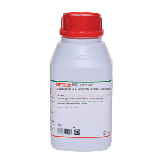 HiMedia - Lactobacillus MRS Broth, Granulated (MRS Broth, Granulated) (GM369-500G)