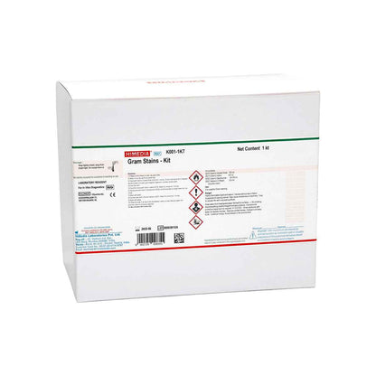 HiMedia - Gram Stains - Kit (contains S012, S032, S013 and S027 or S038) (K001-1 KT).