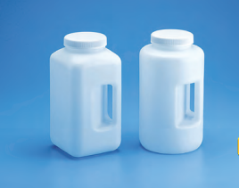 TARSONS - Large Wide Mouth Bottle with Handle, HDPE with white PP closure (583357).