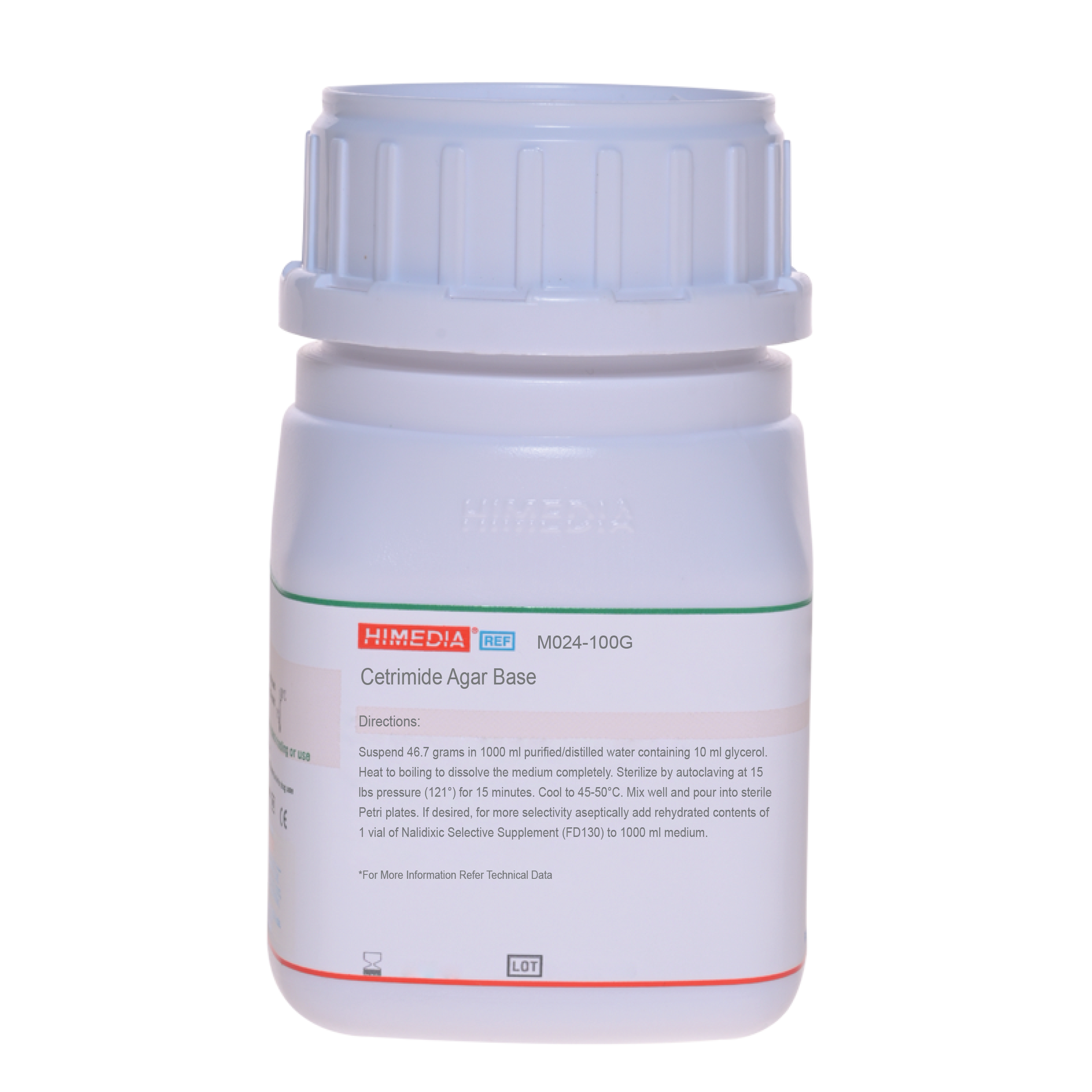 HiMedia - Cetrimide Agar Base (M024-100G).