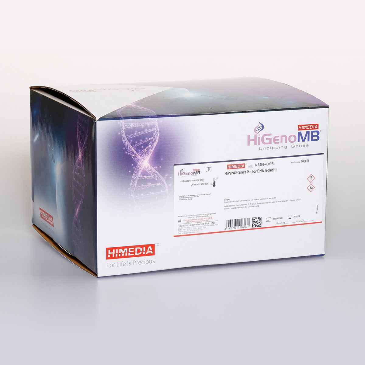 HiMedia - HiPurA® Silica Kit for DNA Isolation (MB503-400PR).