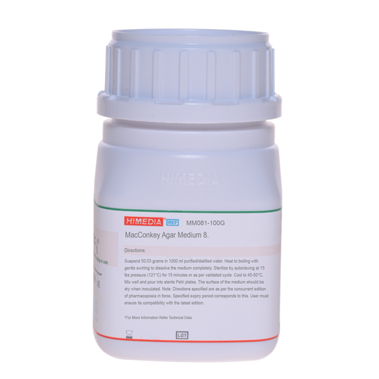 HiMedia - Medium 8. MacConkey Agar (MM081-100G).