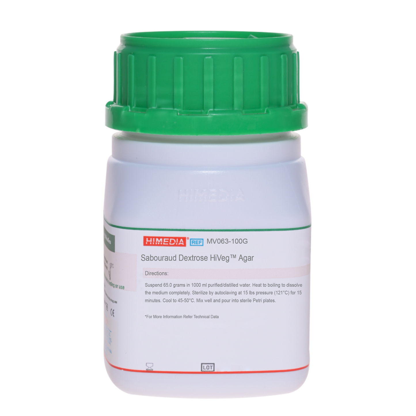 HiMedia - Sabouraud Dextrose HiVeg™ Agar (MV063-100G) 