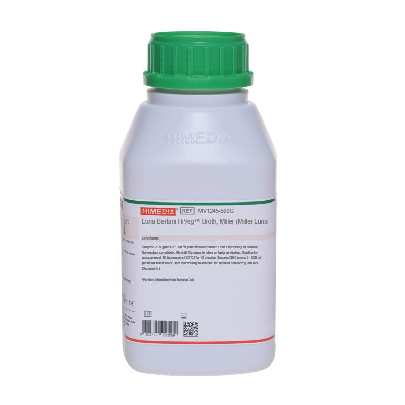 HiMedia - Luria Bertani HiVeg® Broth, Miller (Miller Luria Bertani HiVeg® Broth) (MV1245-500G)