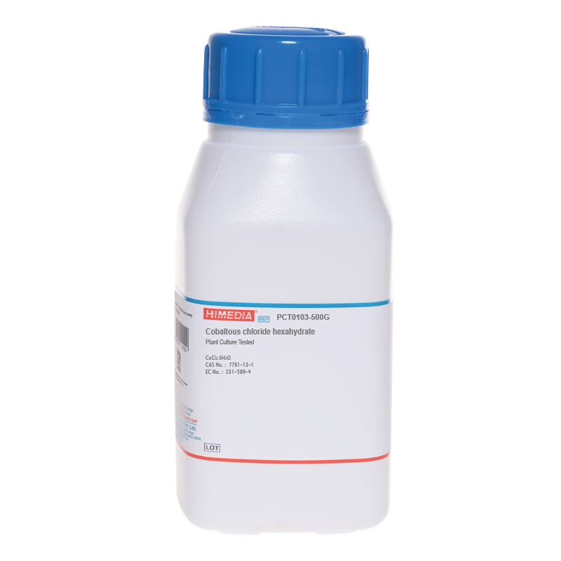 HiMedia - Cobaltous chloride hexahydrate, Plant Culture Tested (PCT0103-500G).