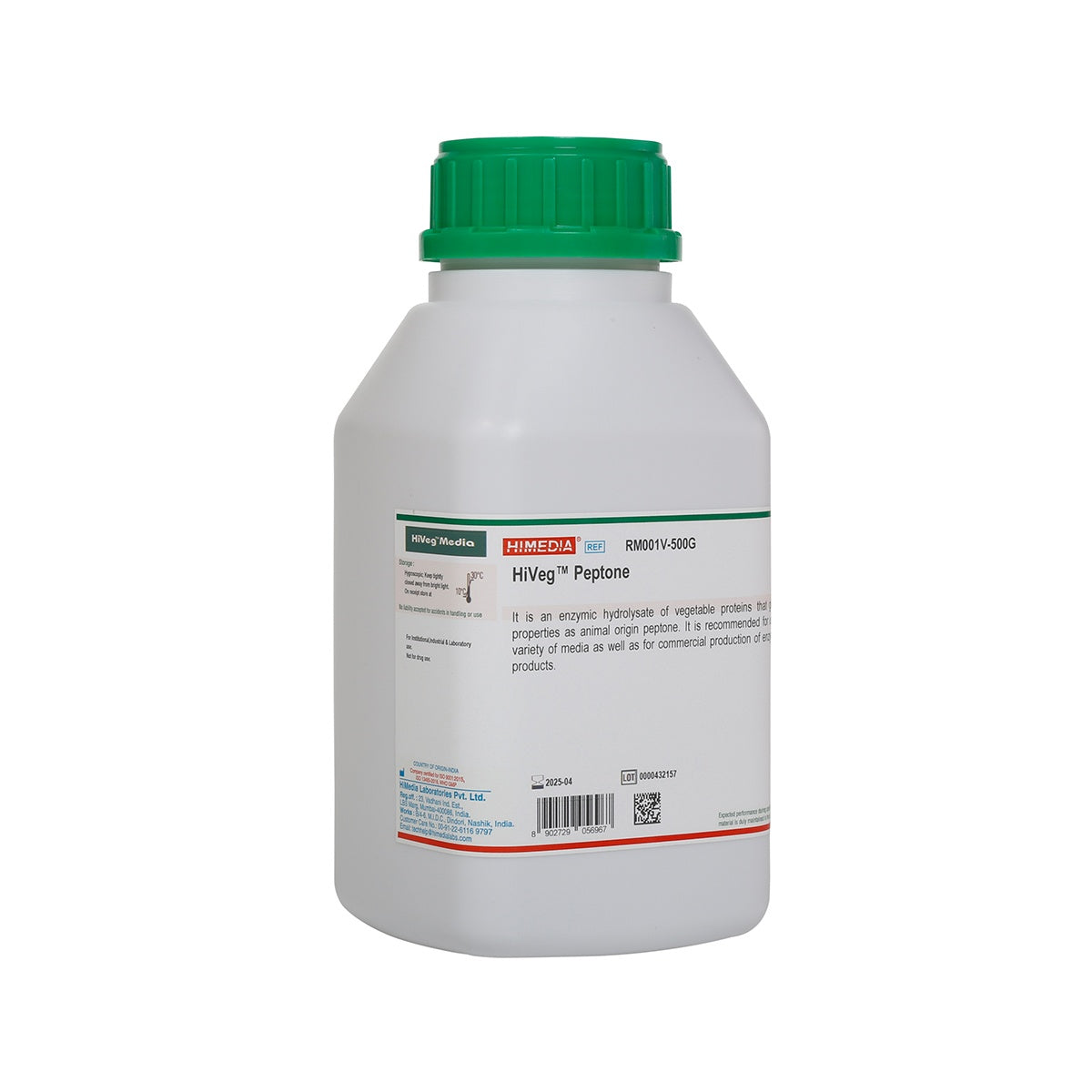 HiMedia - HiVeg® Peptone (RM001V-500G).
