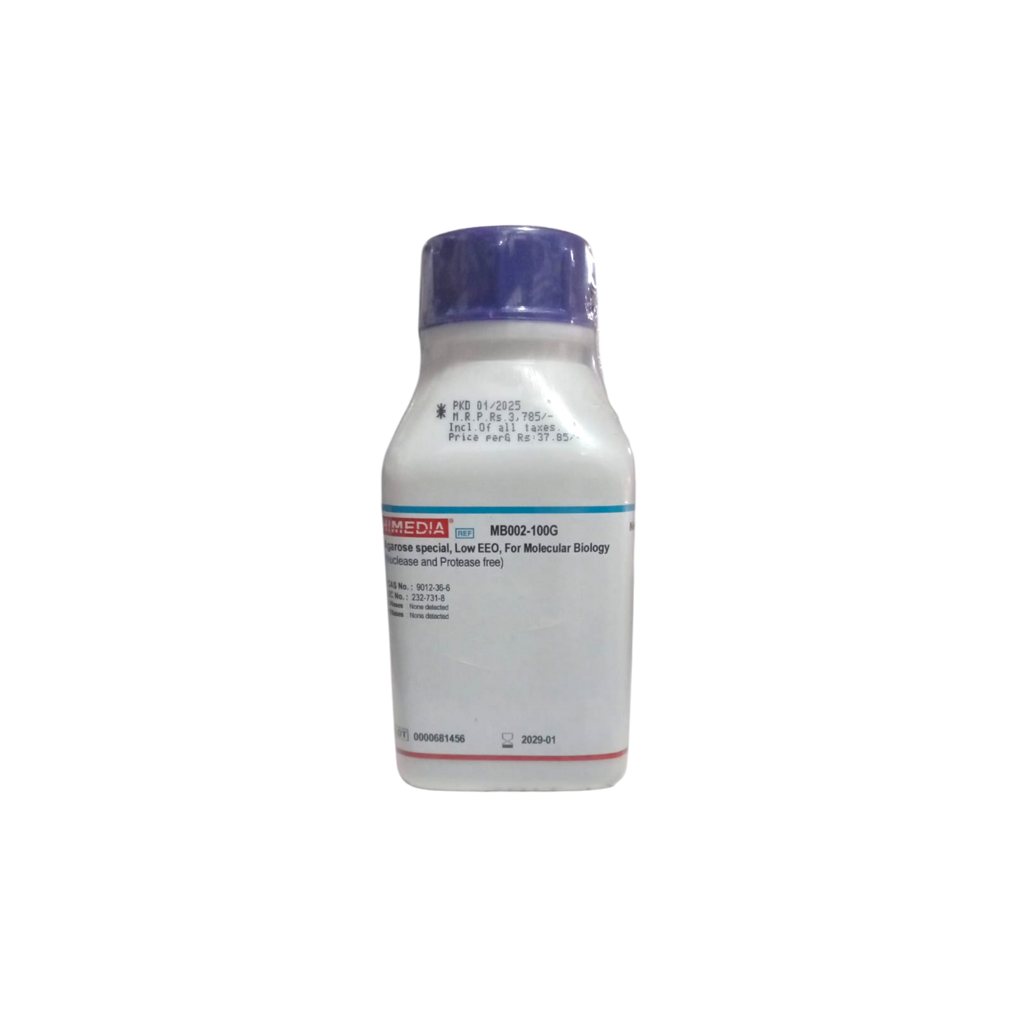 HiMedia Agarose Special Low EEO (MB002) for Enhanced Gel Electrophoresis